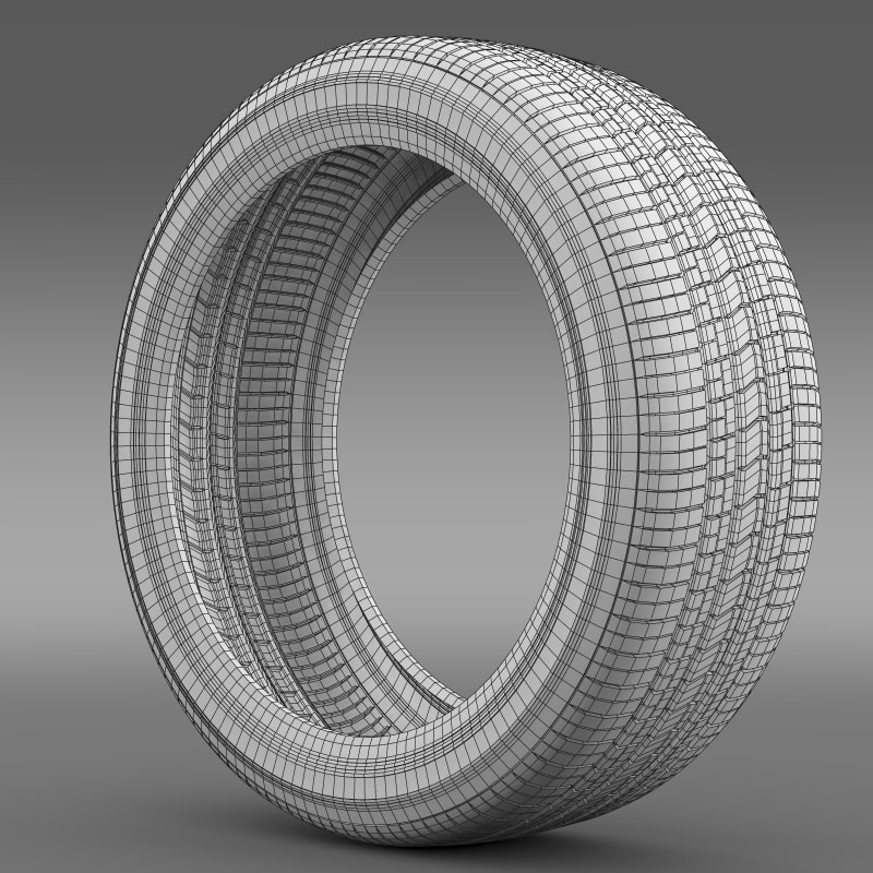 Tire tyre - 3D model_4
