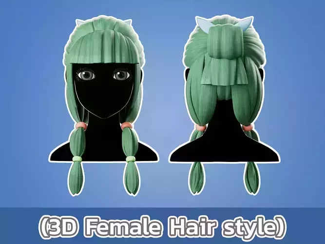 Anime hair style 01