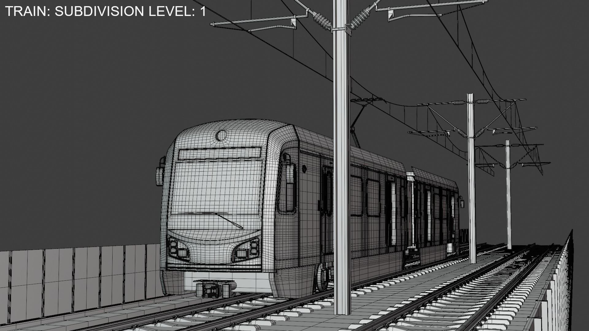 LA light rail bridge 3D model_2