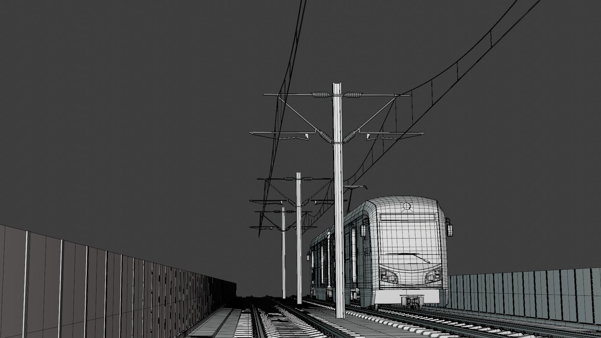LA light rail bridge 3D model_9