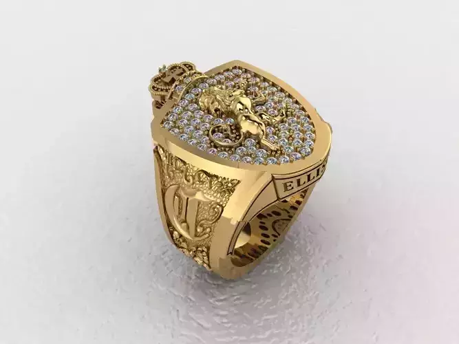Custom men  ring
