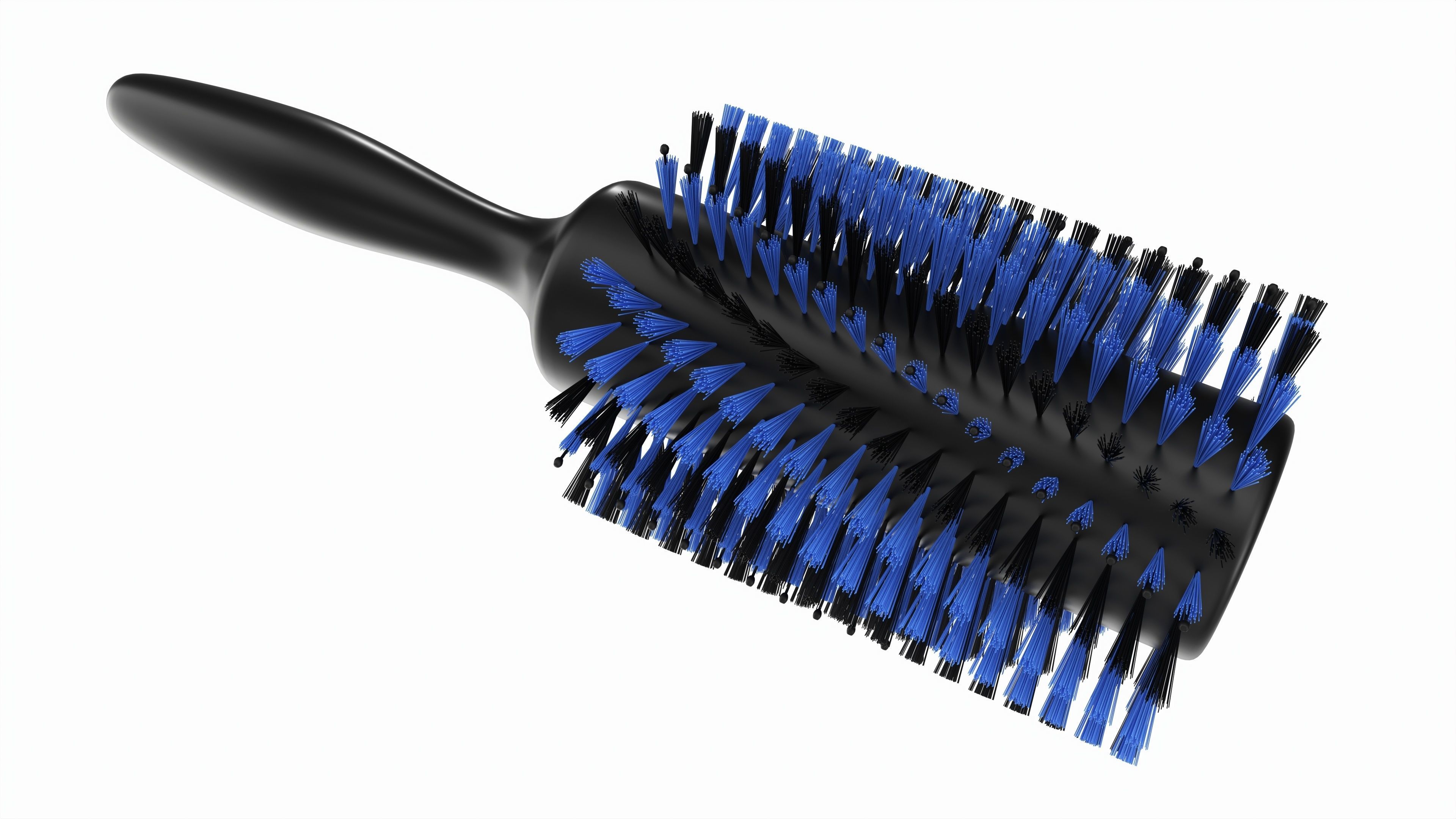 Spiral Bristle Round Brush 3D model_2
