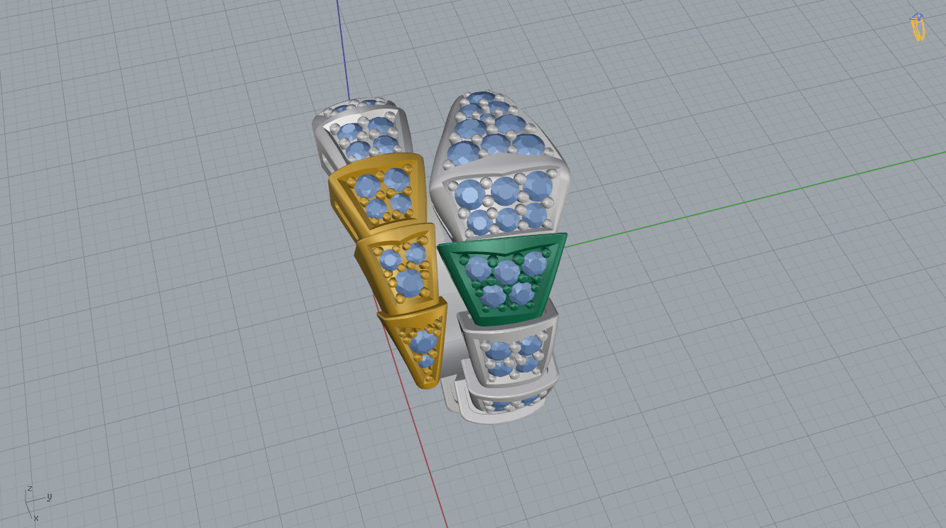 Bvlgari Serpenti Ring 3D print model_12