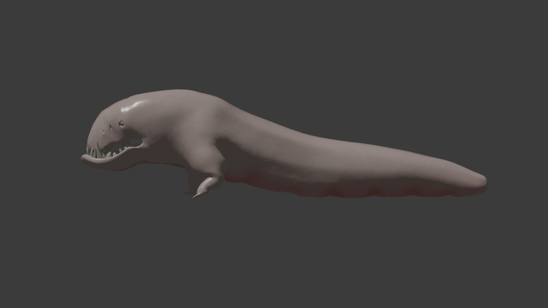 Alien creature 3D model_2