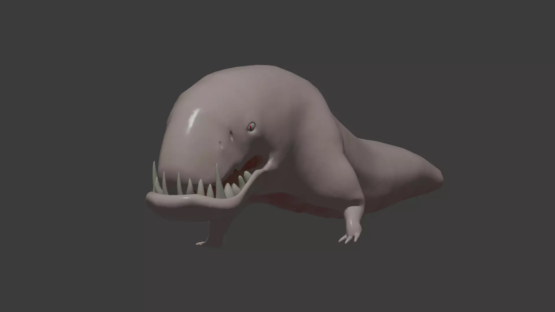Alien creature 3D model_0