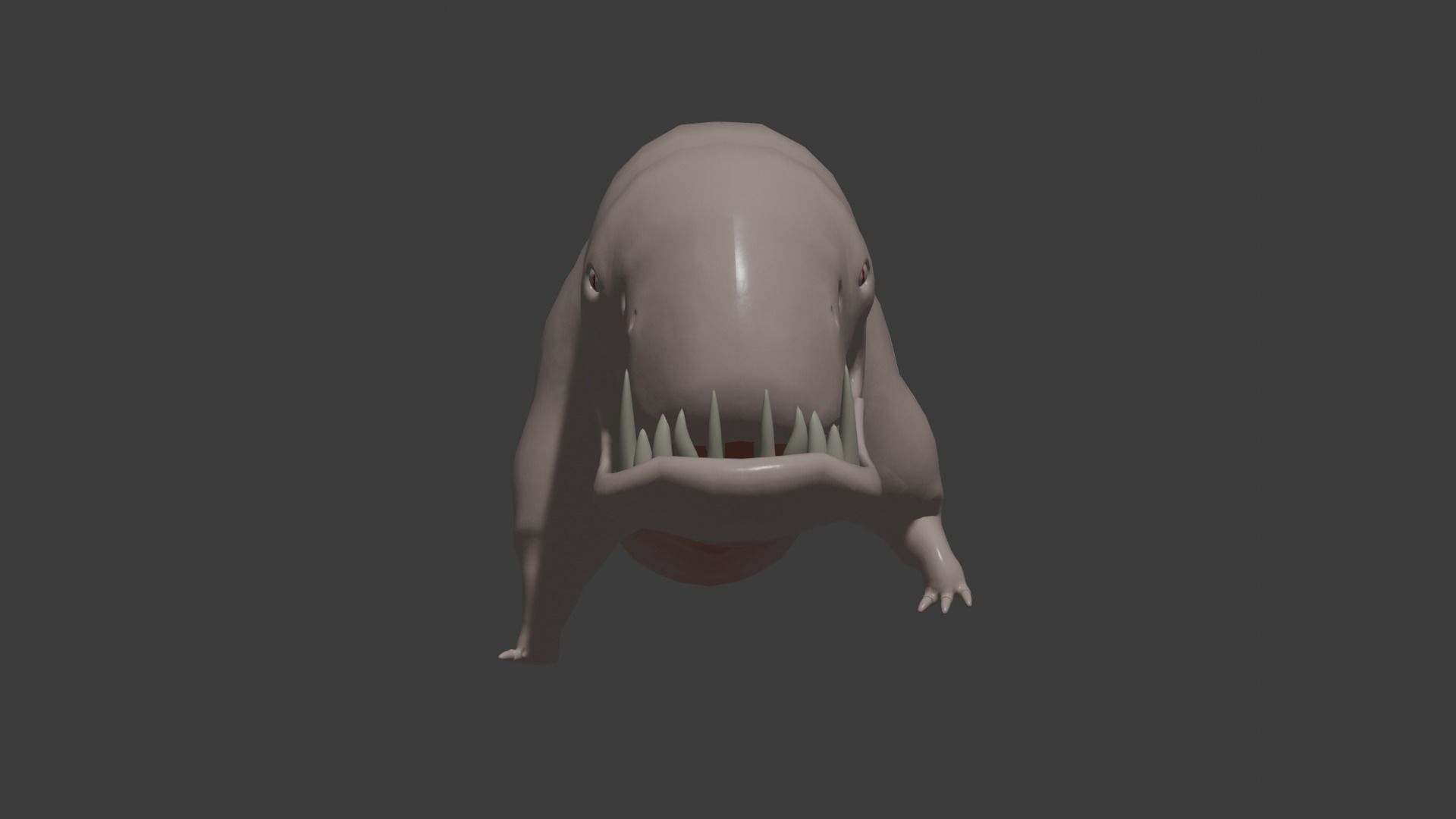 Alien creature 3D model_3