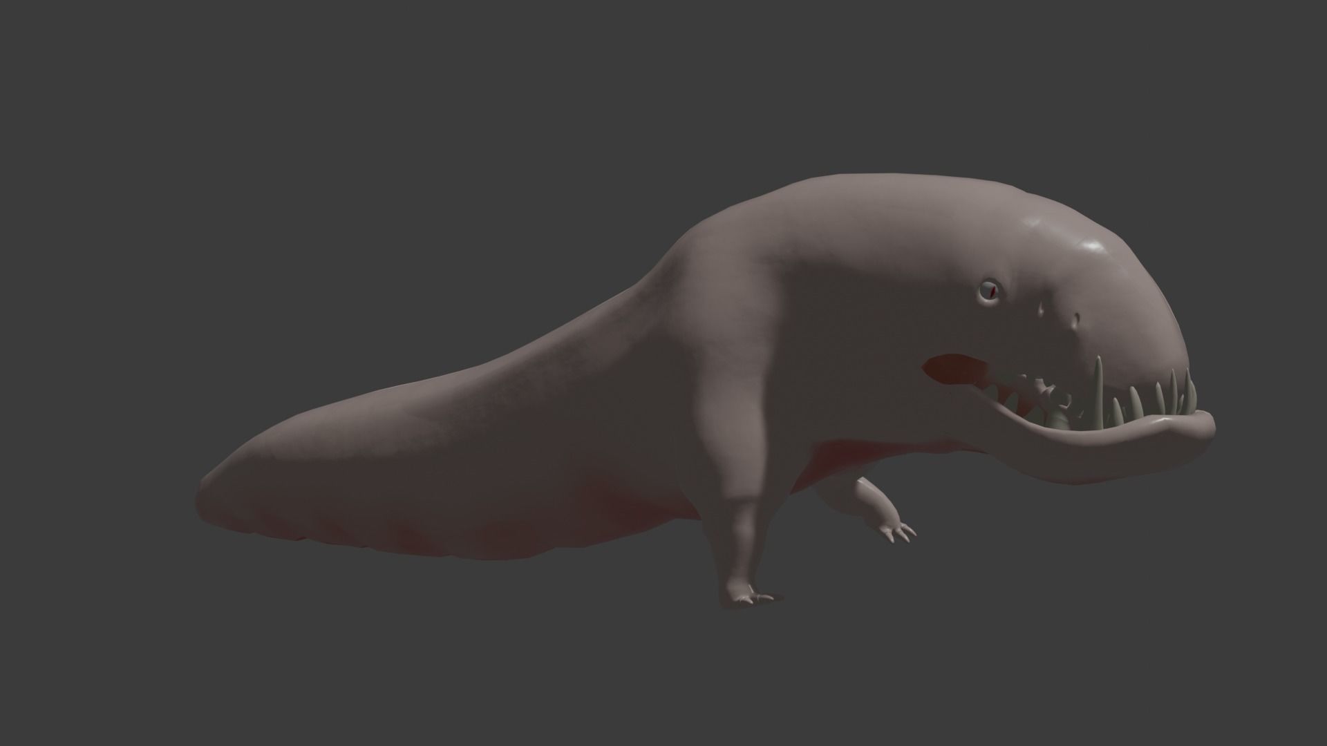 Alien creature 3D model_4