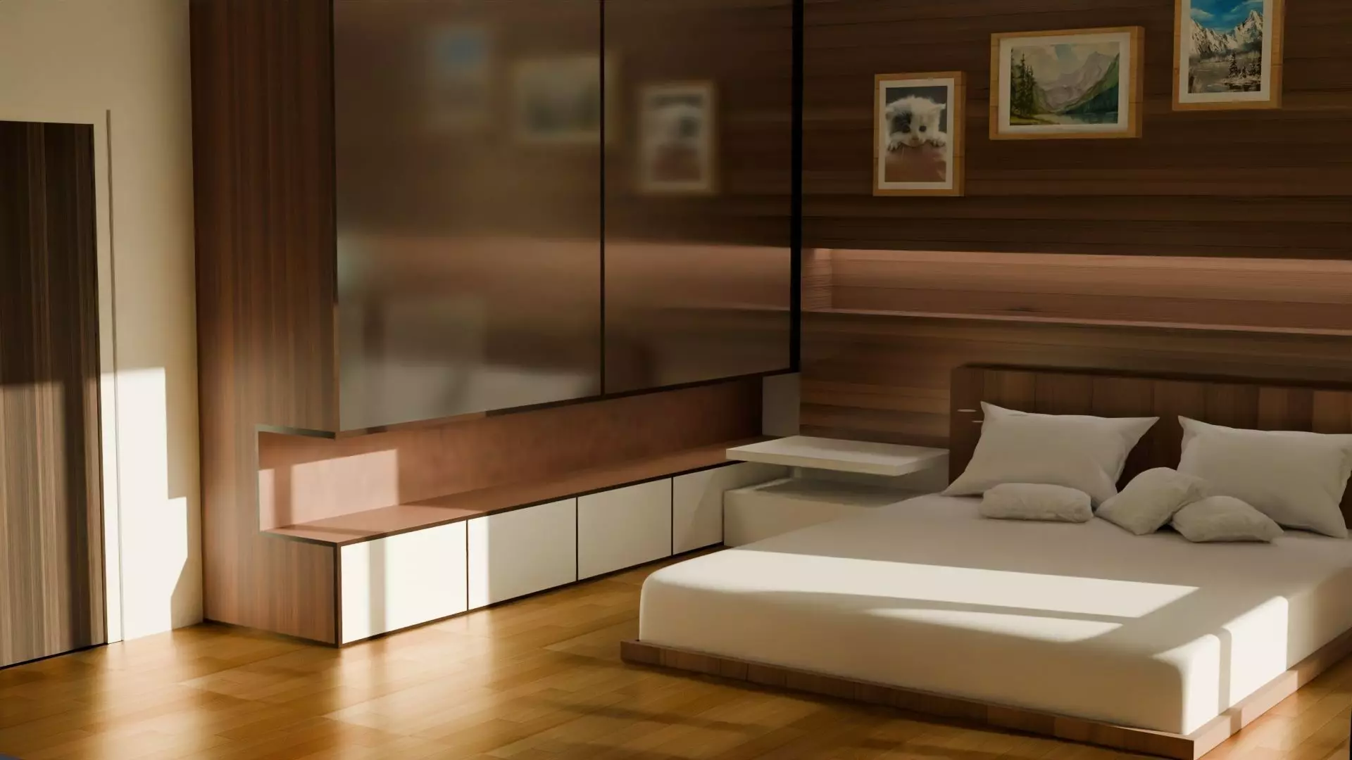 Bedroom Interior 3D Model 3D model_0