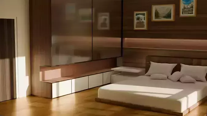 Bedroom Interior 3D Model
