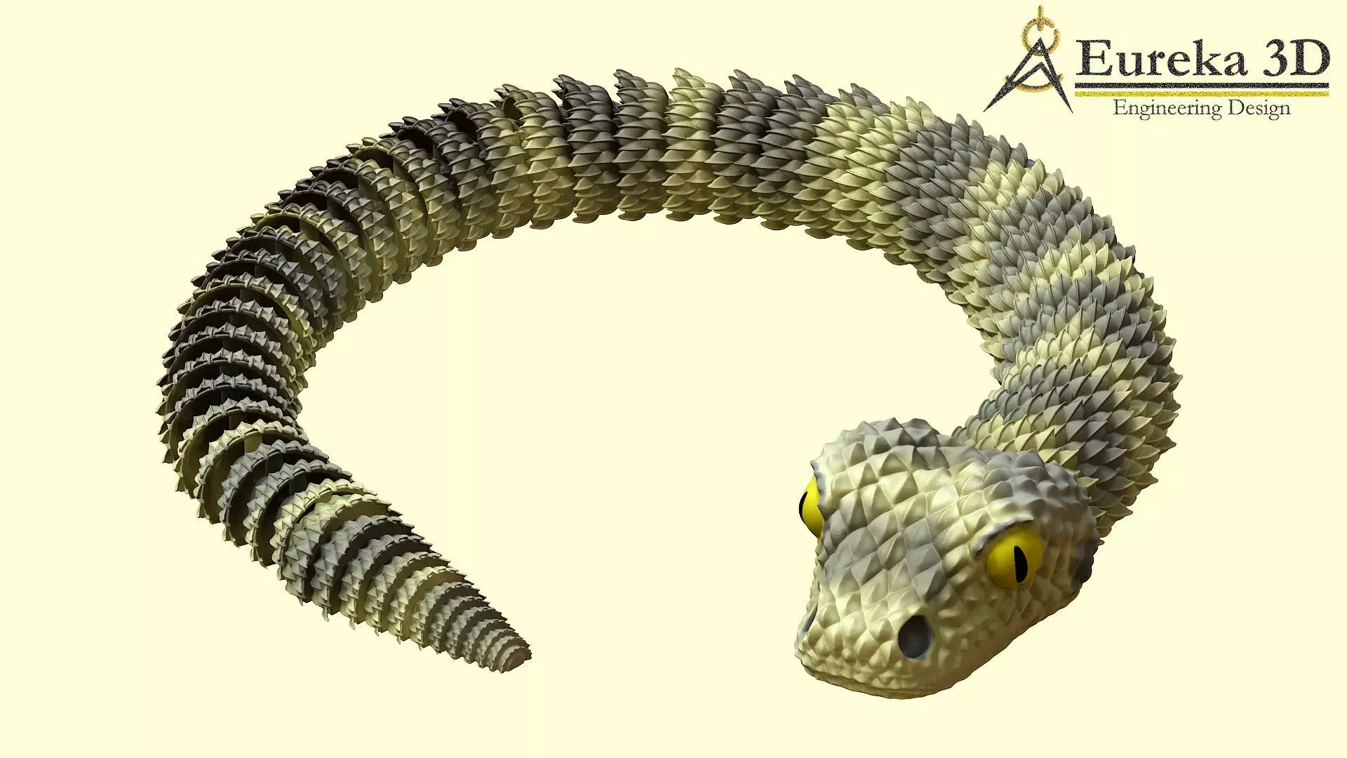 FLEXIBLE SMALL VIPER 3D print model_0