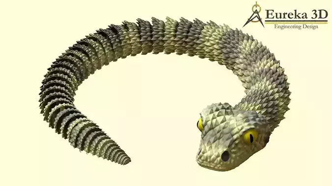 FLEXIBLE SMALL VIPER 3D print model