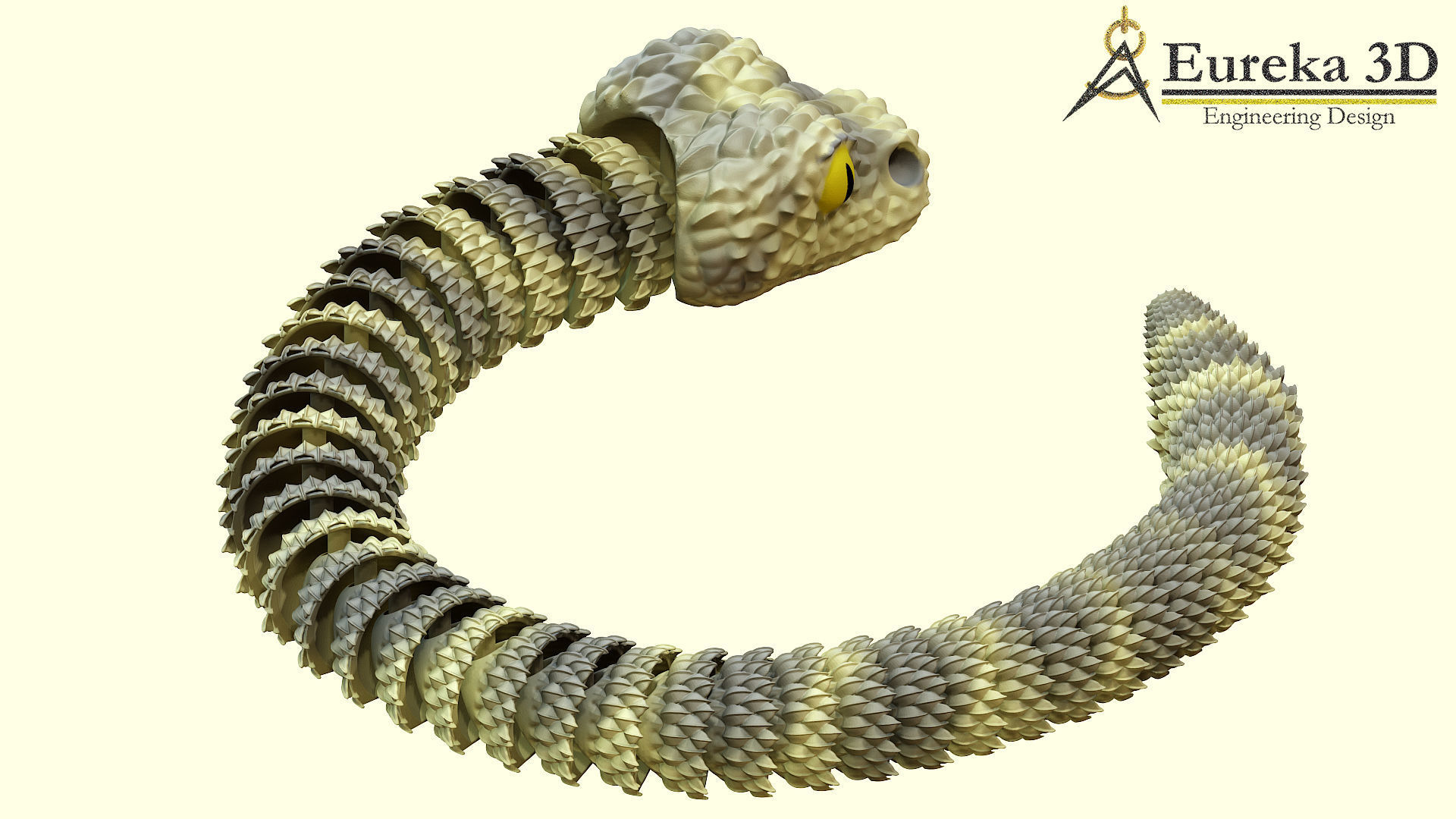 FLEXIBLE SMALL VIPER 3D print model_2