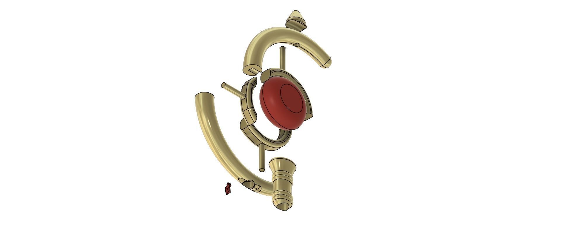 Frieren Staff 3D print model_7