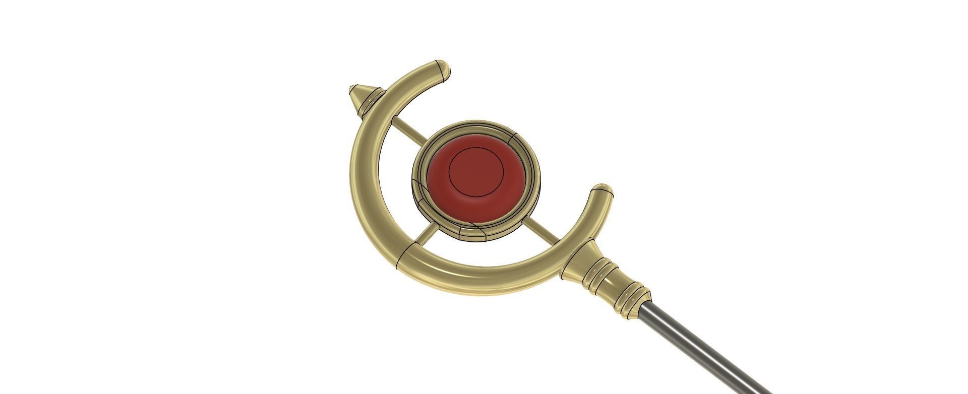 Frieren Staff 3D print model_12