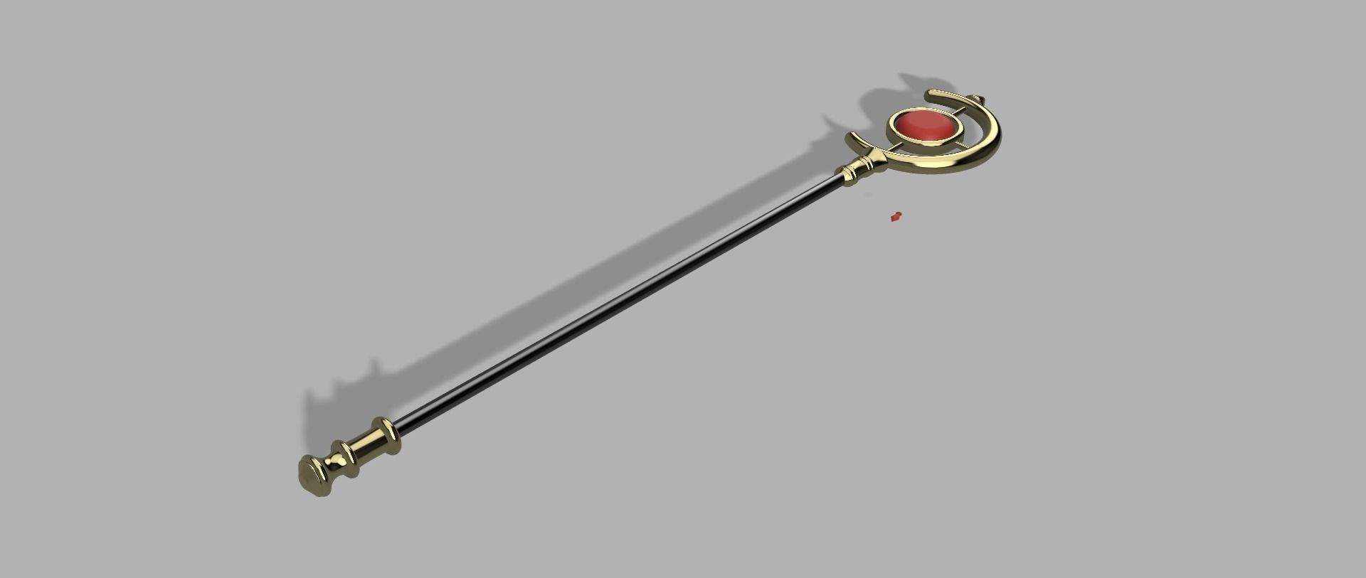 Frieren Staff 3D print model_1