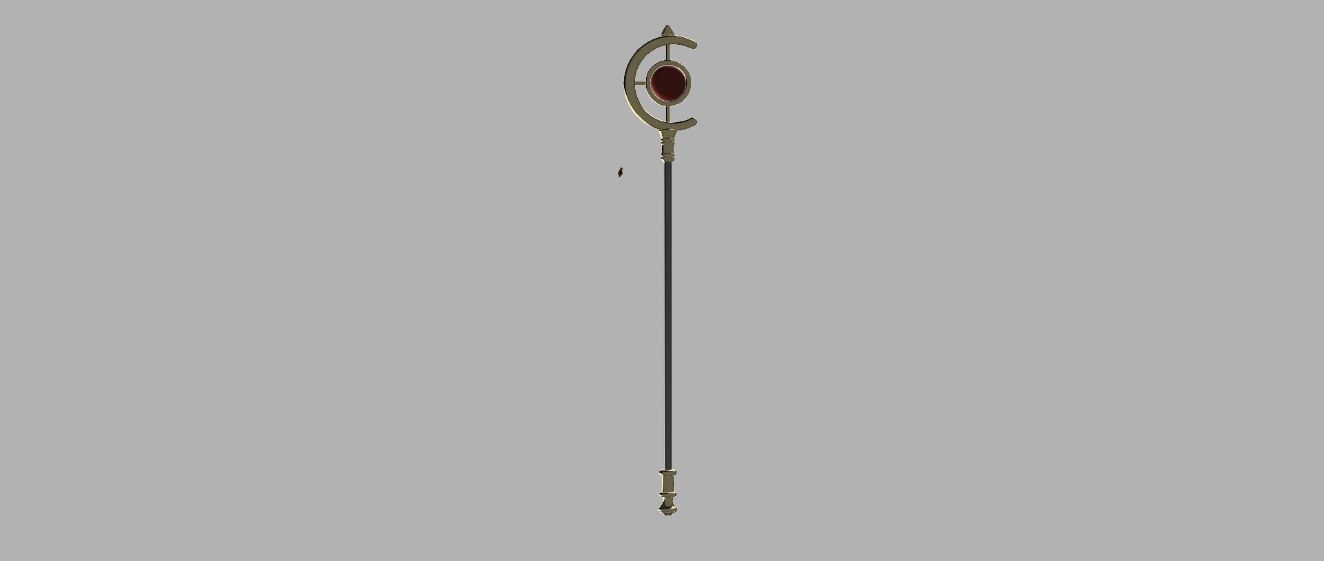 Frieren Staff 3D print model_14