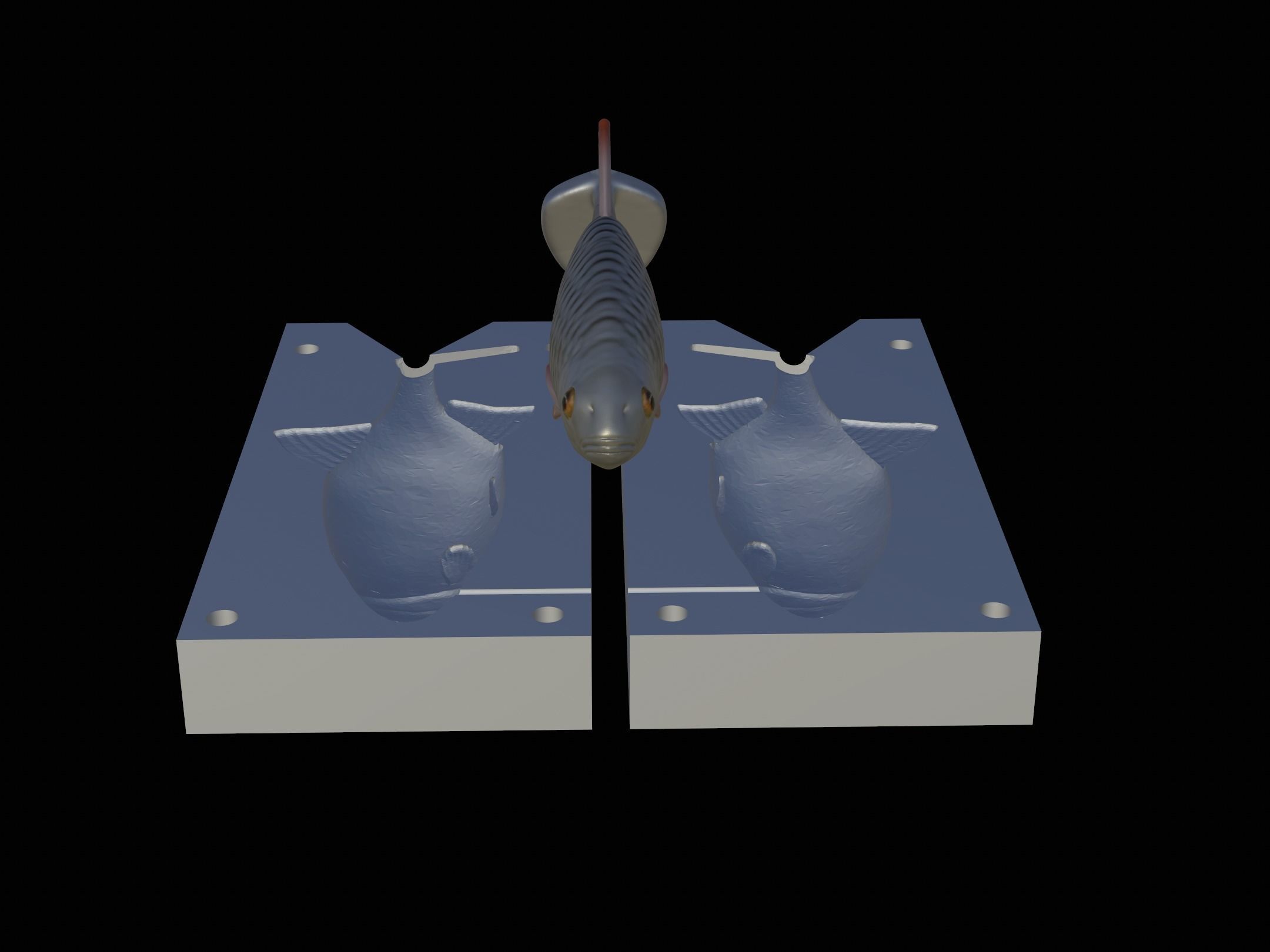 Am bait common rudd  for predator fishing 3D print model_8