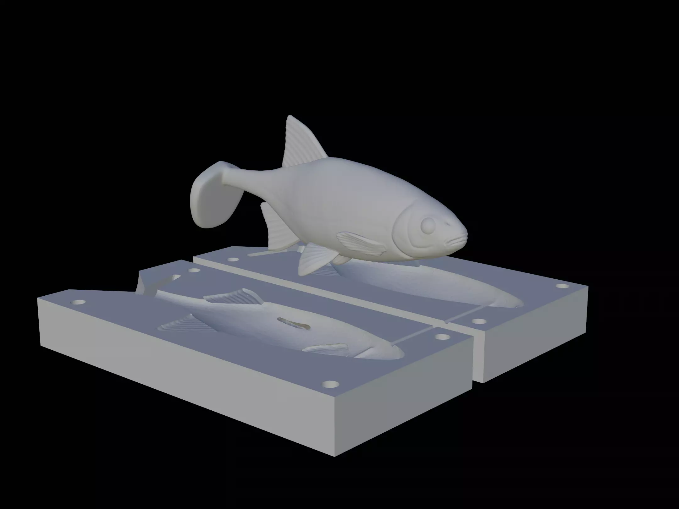 Am bait common rudd  for predator fishing 3D print model_0