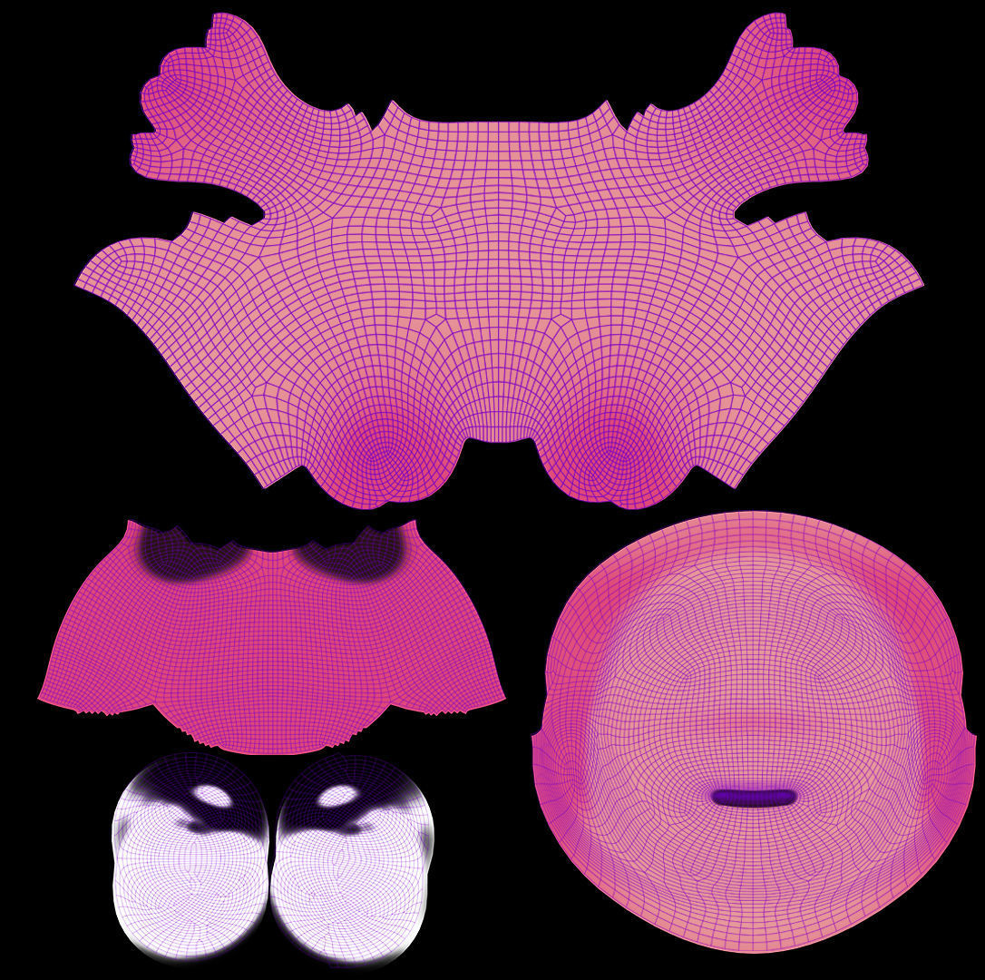 Pig Character Low-poly 3D model_17