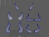 3D model Devil Horns VR / AR / low-poly | CGTrader