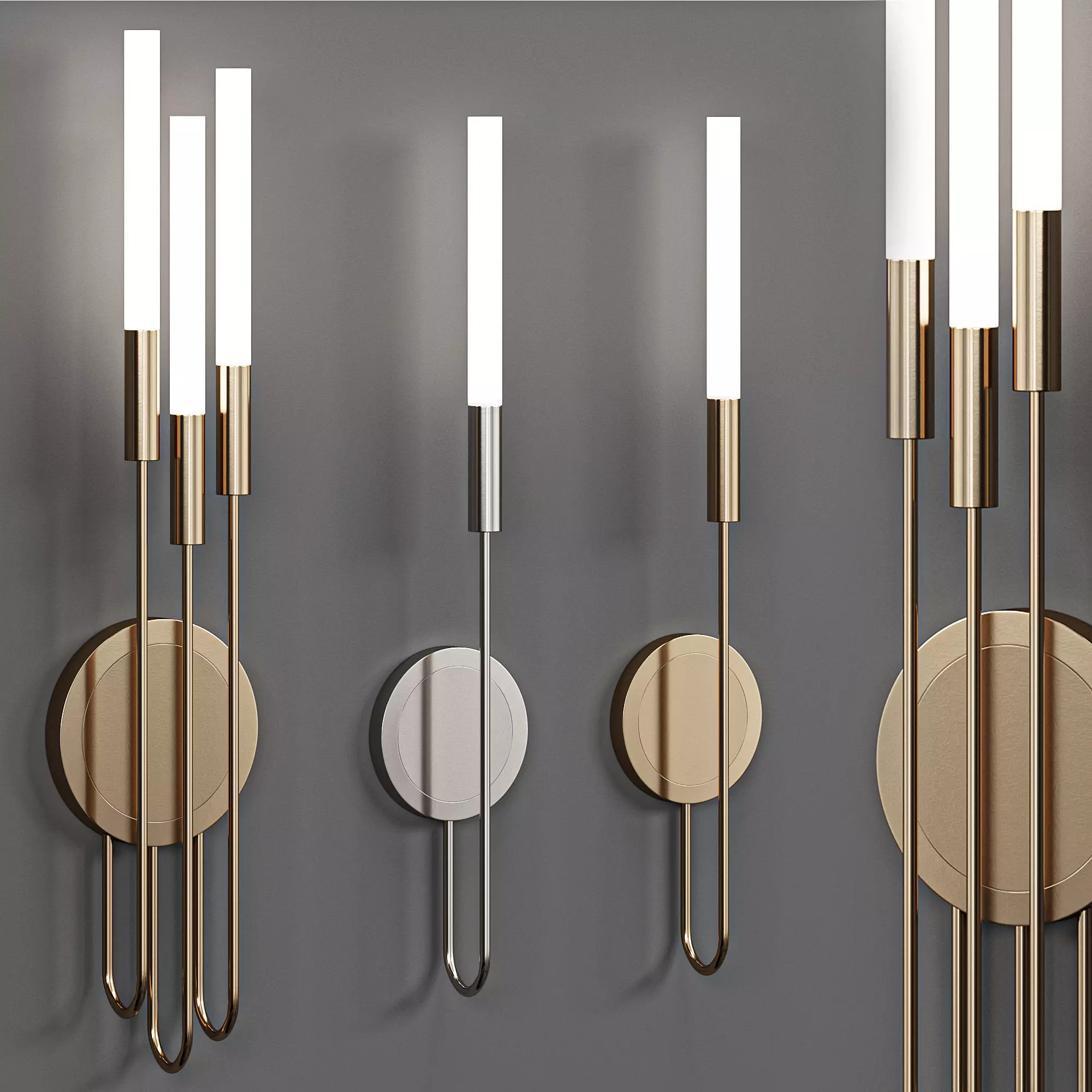 LUXXU Burj torch wall lamp 3D model_0