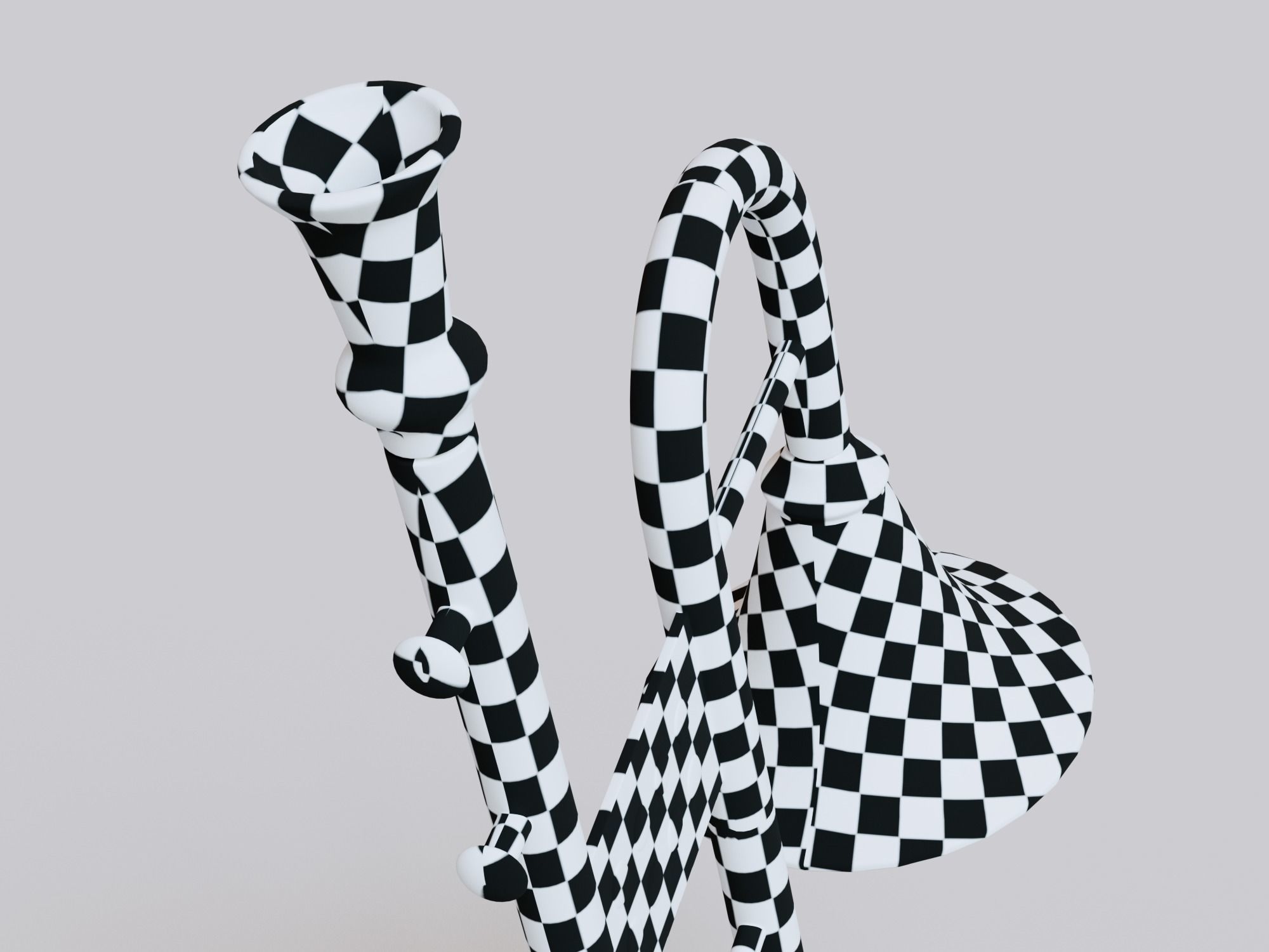 Decorative Musical Instrument 3D model_11