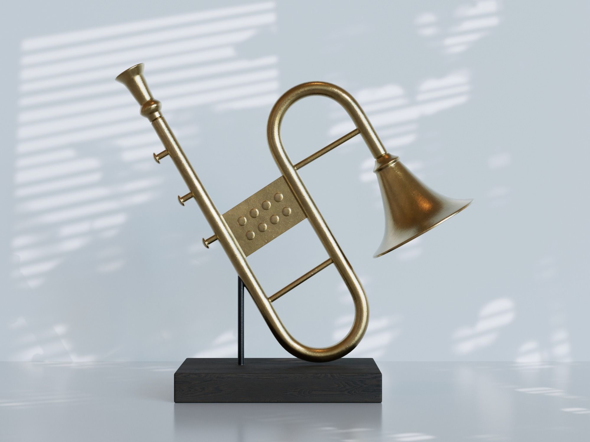 Decorative Musical Instrument 3D model_4