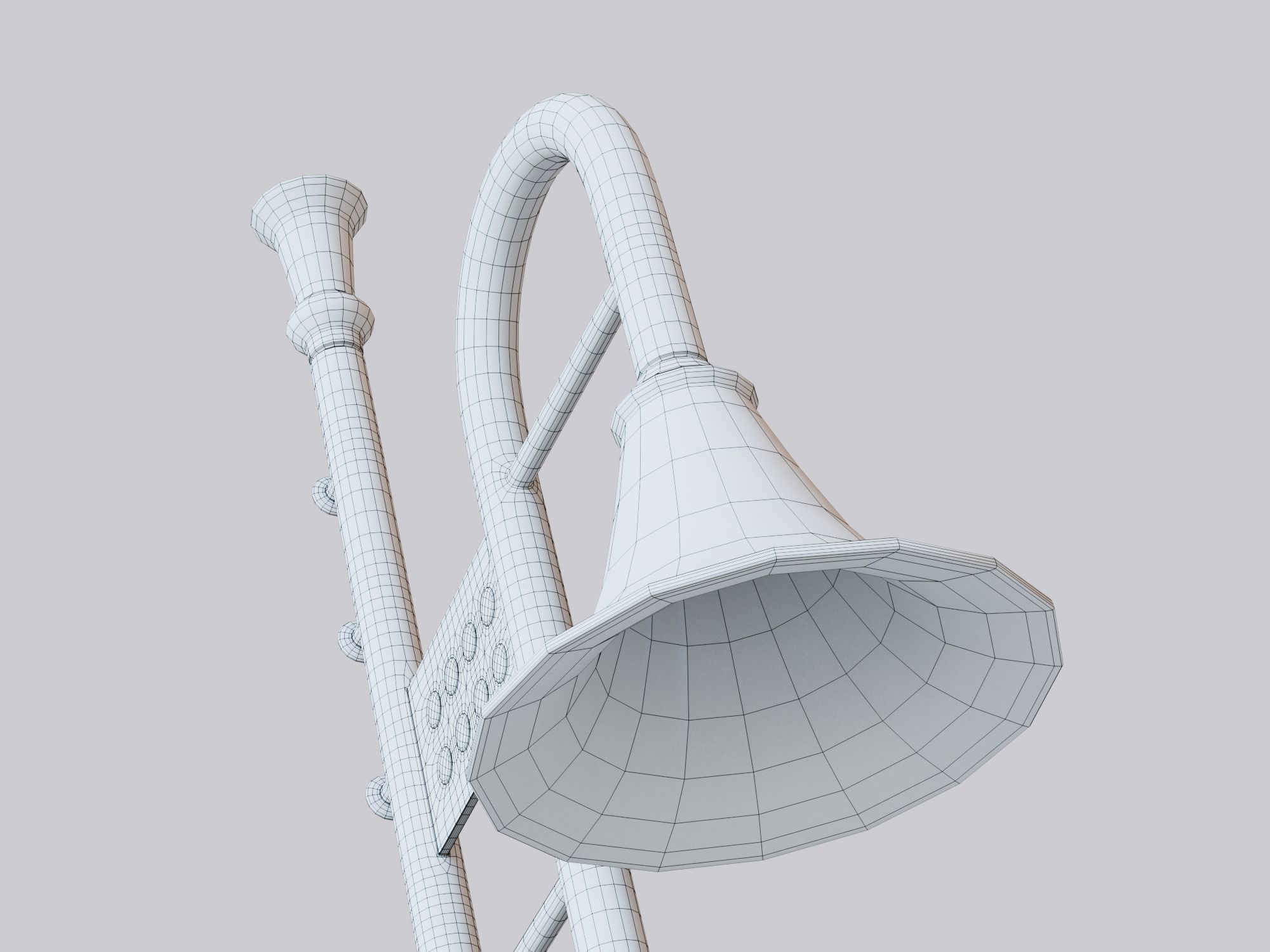 Decorative Musical Instrument 3D model_13