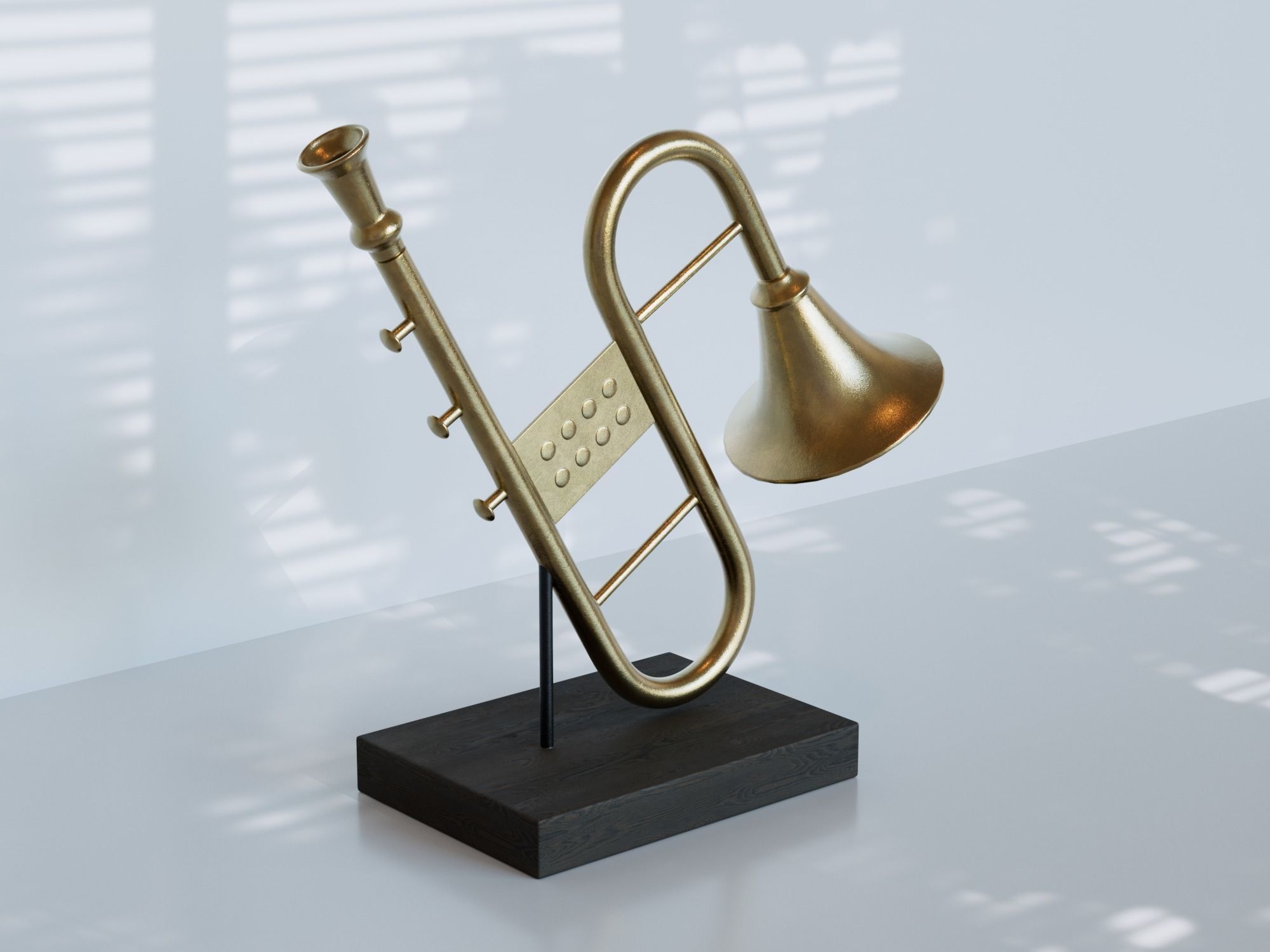 Decorative Musical Instrument 3D model_5