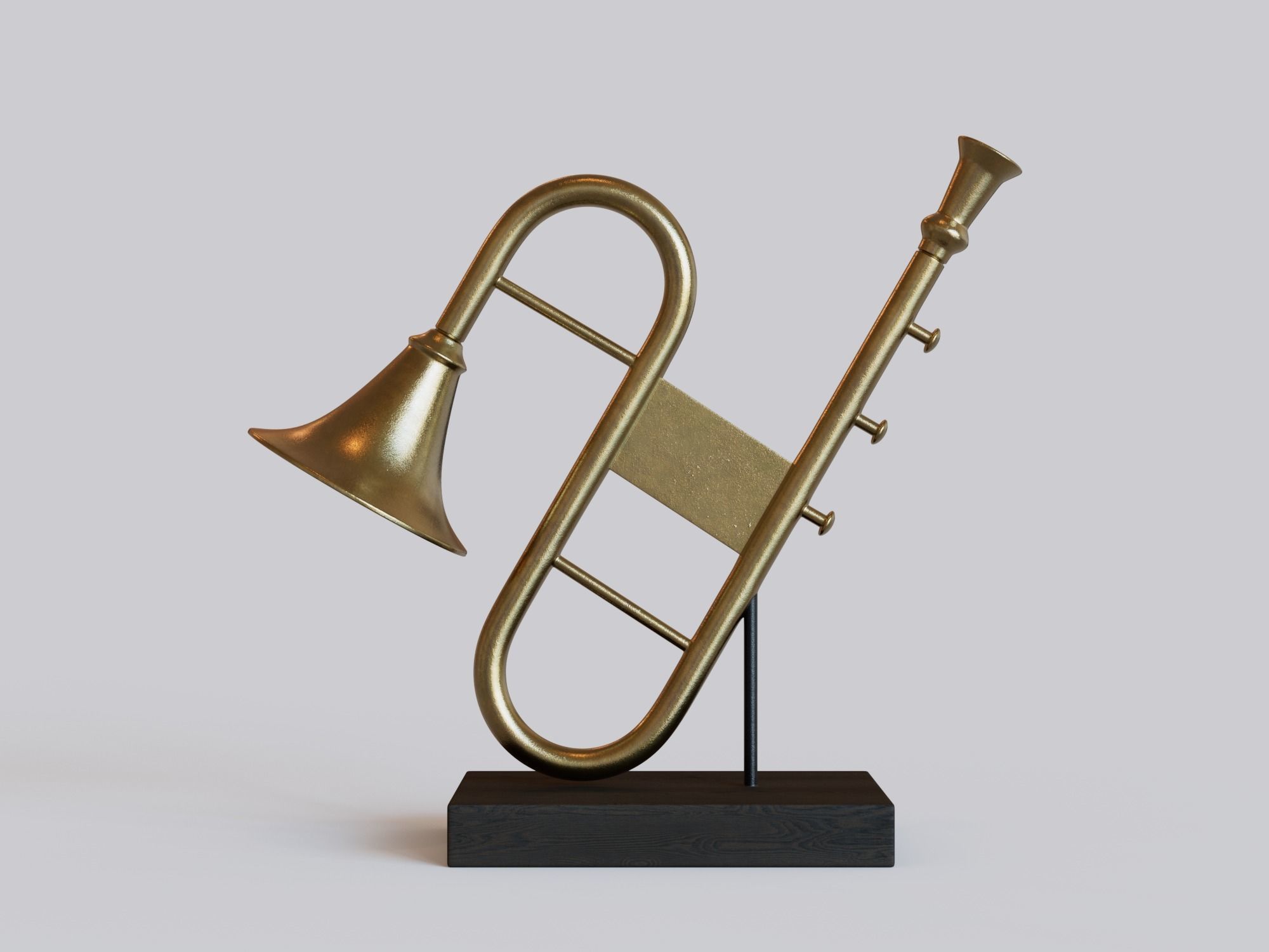 Decorative Musical Instrument 3D model_6