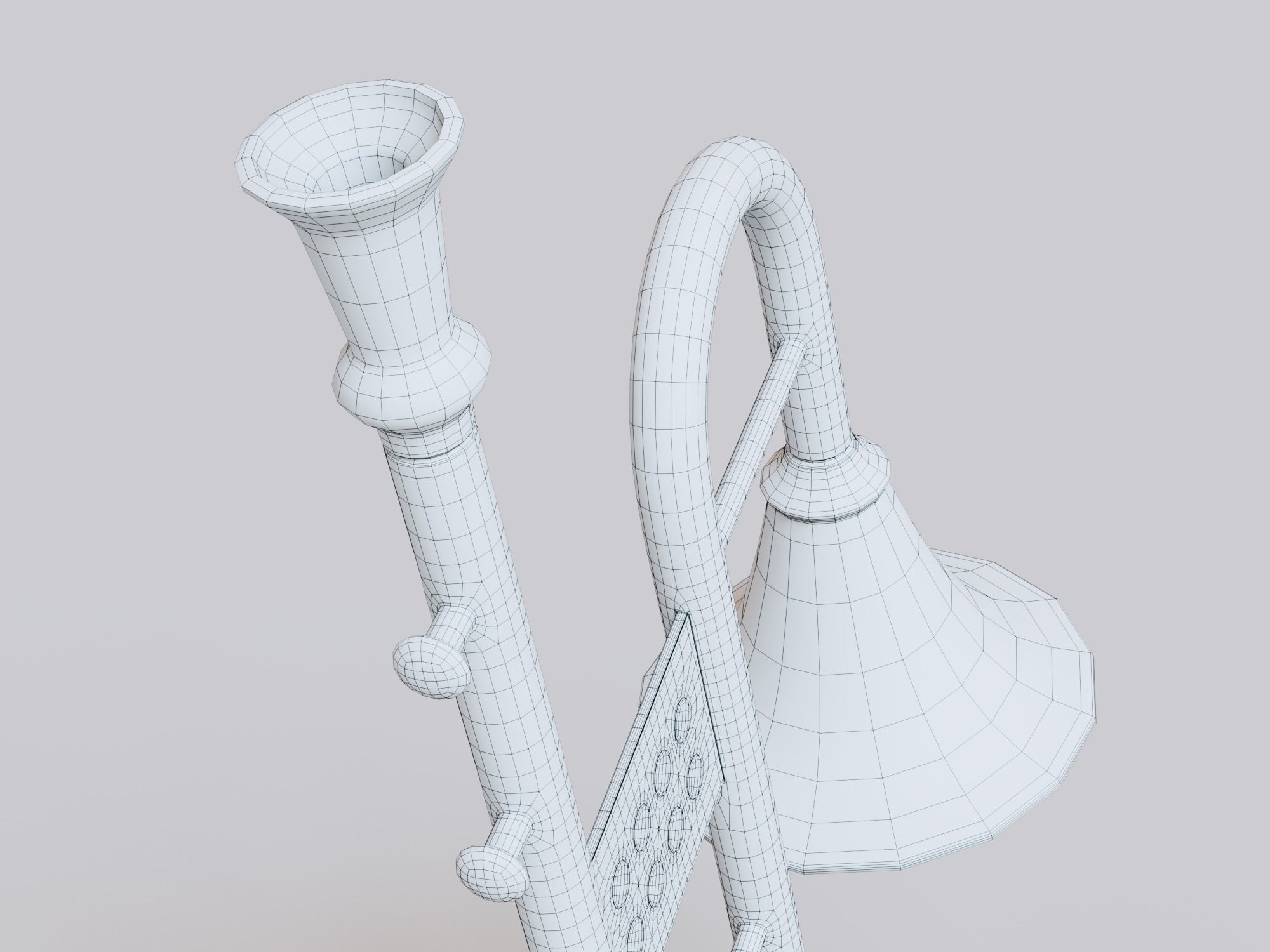 Decorative Musical Instrument 3D model_9