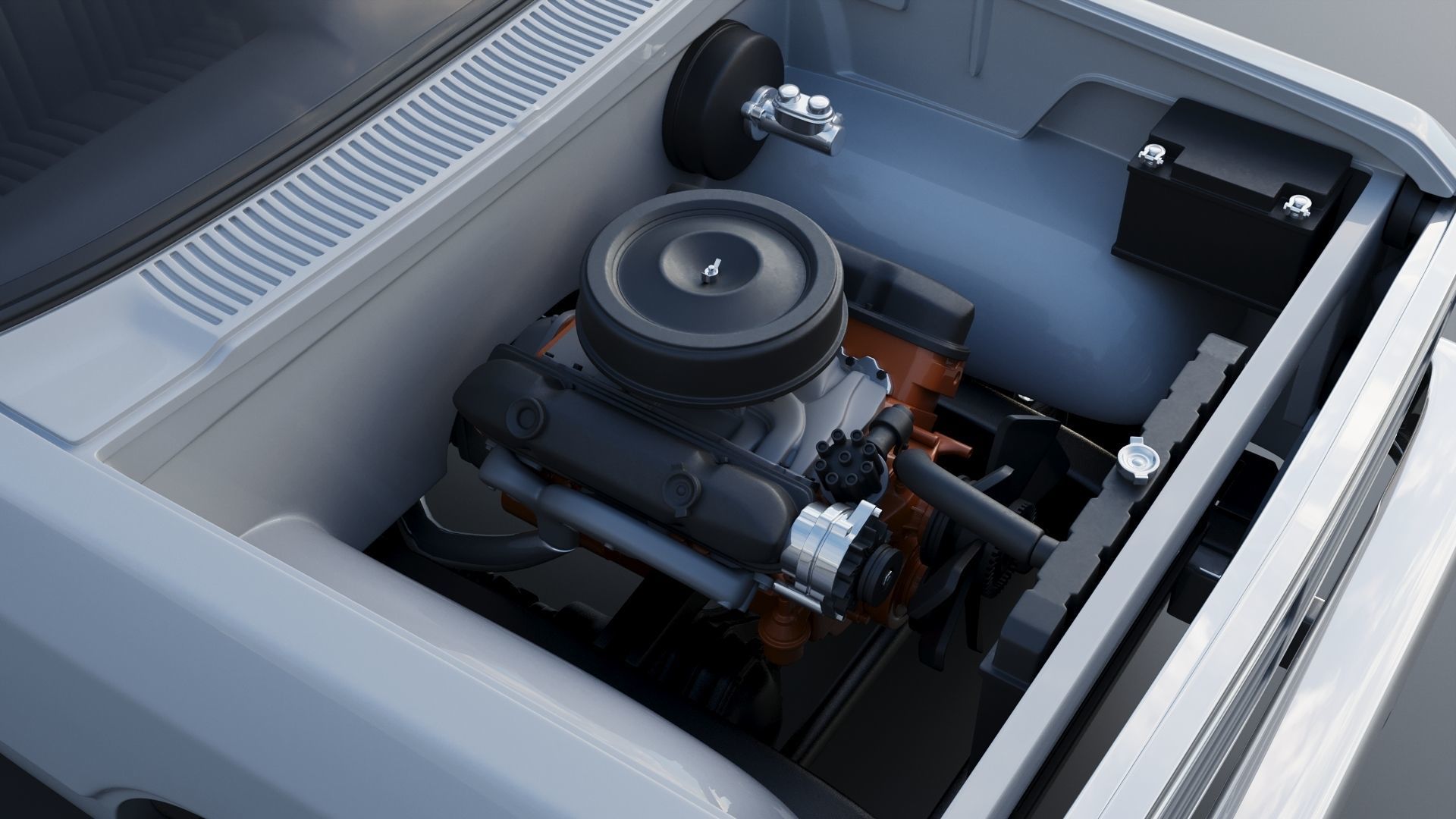 Dodge Ram W350 Crew Cab 1985  3D print model_15