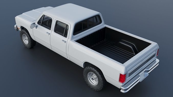 Dodge Ram W350 Crew Cab 1985  3D print model 6