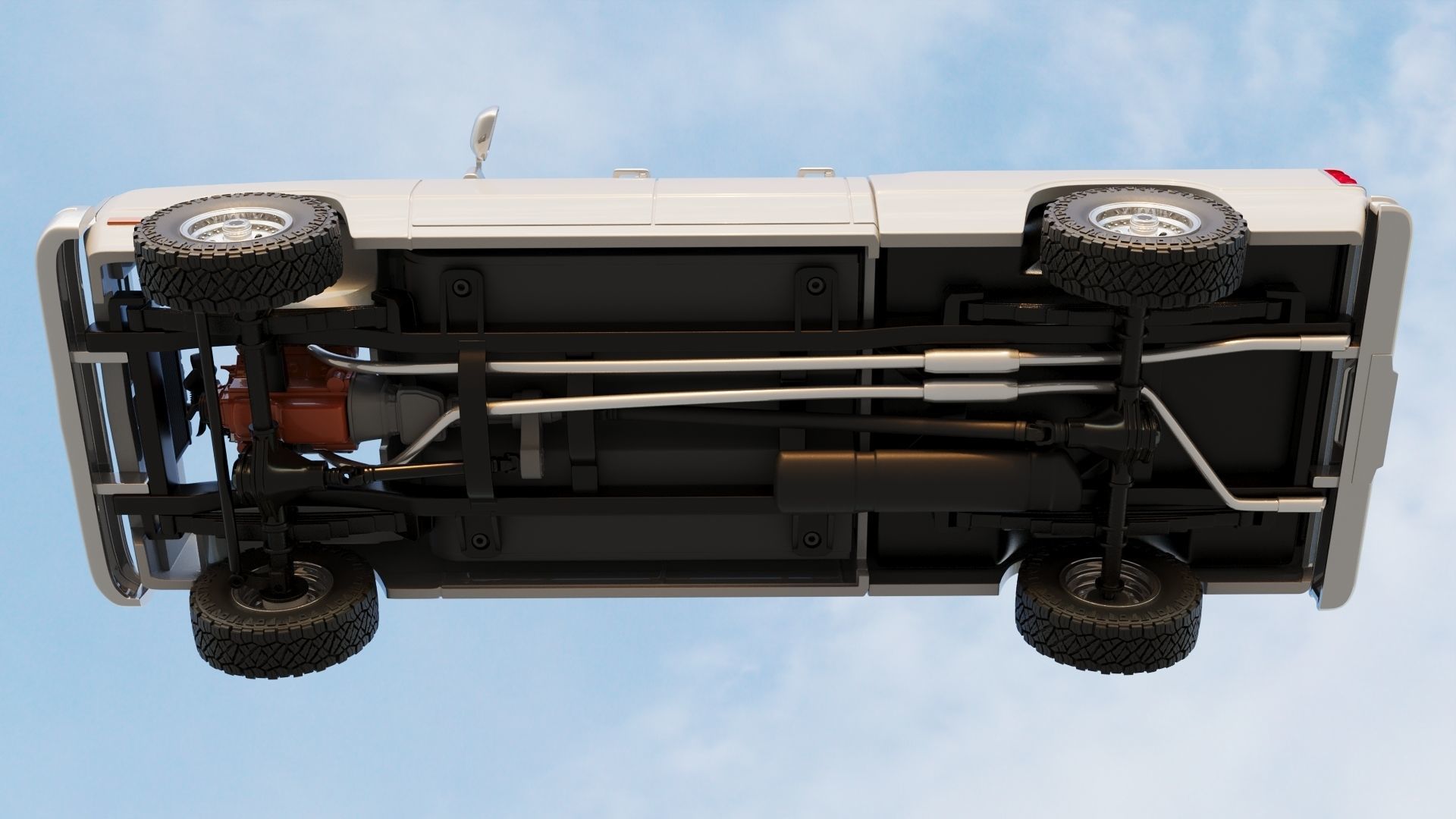 Dodge Ram W350 Crew Cab 1985  3D print model_16