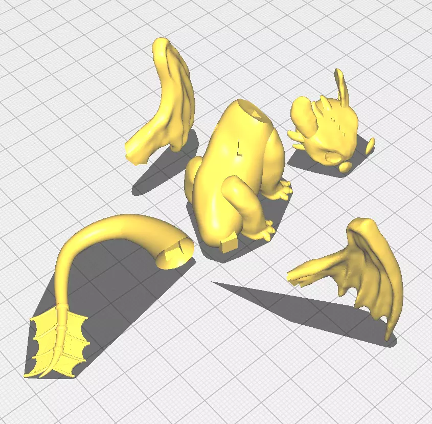 TOOTHLESS FOR 3D PRINTING - How to train your dragon 3D print model_6