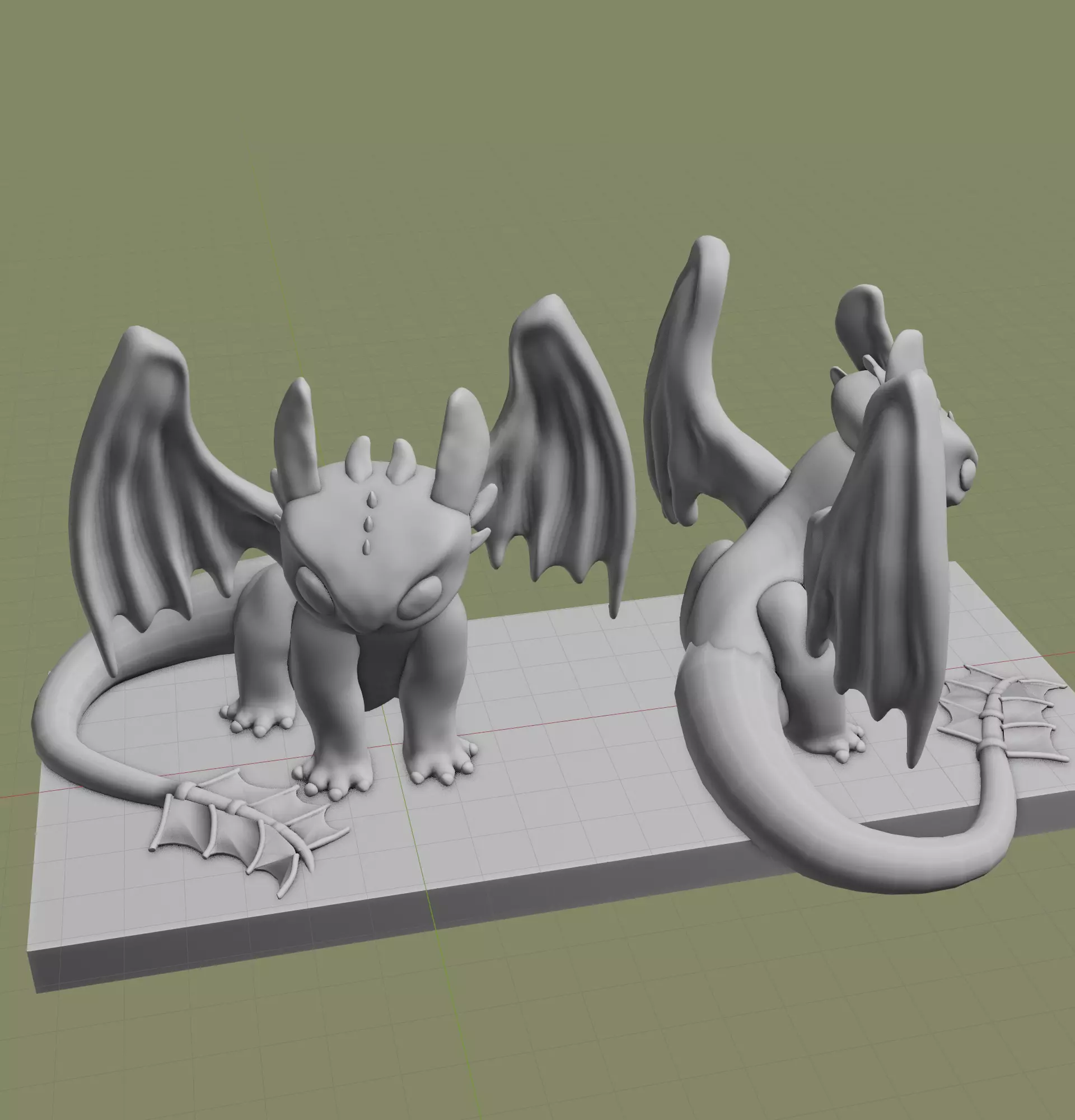 TOOTHLESS FOR 3D PRINTING - How to train your dragon 3D print model_3