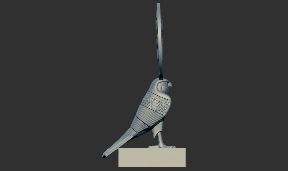 Solar Hawk Hours of Tutankhamun Figure 3D Printable model 3D print model_10