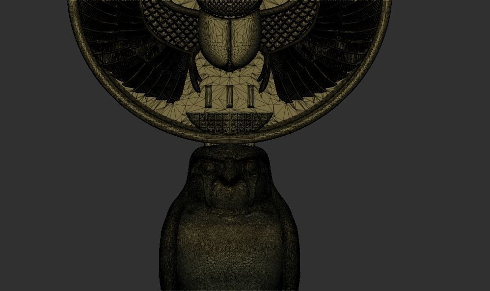 Solar Hawk Hours of Tutankhamun Figure 3D Printable model 3D print model_13
