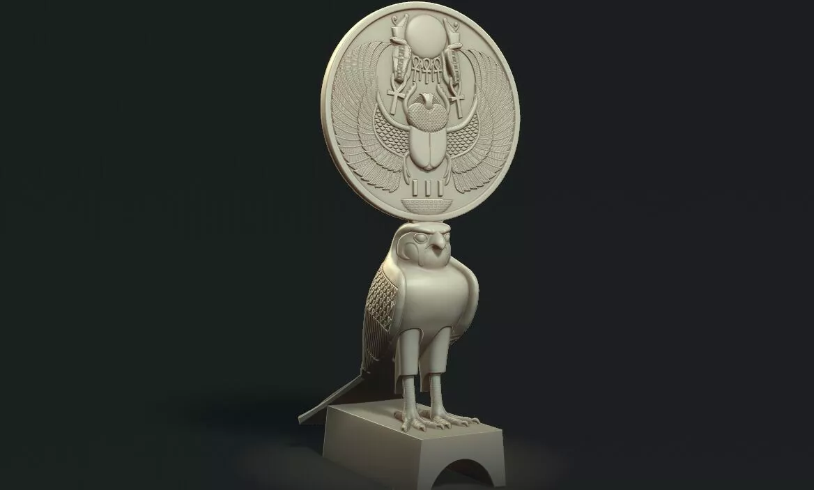 Solar Hawk Hours of Tutankhamun Figure 3D Printable model 3D print model