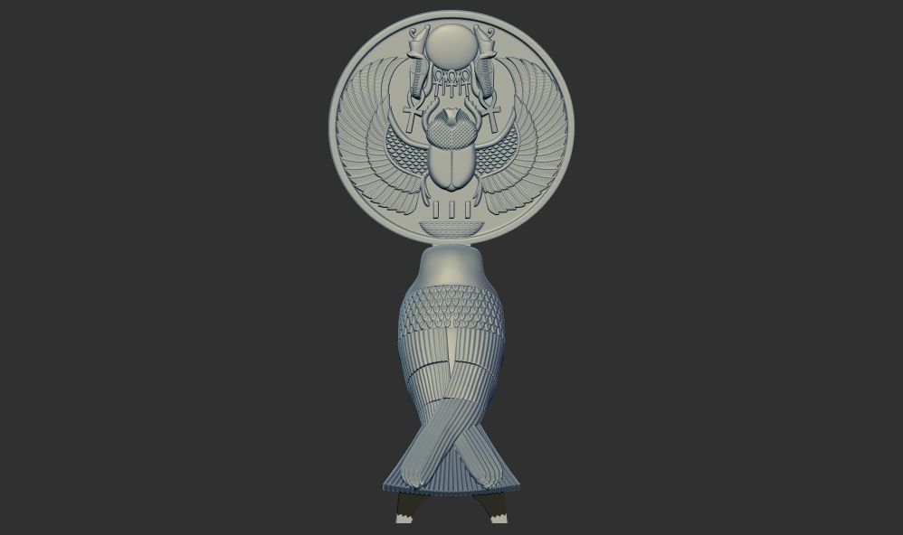 Solar Hawk Hours of Tutankhamun Figure 3D Printable model 3D print model_9