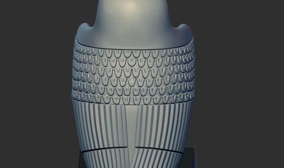 Solar Hawk Hours of Tutankhamun Figure 3D Printable model 3D print model_6