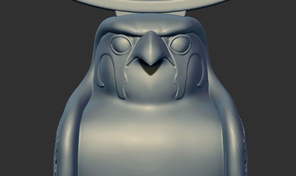 Solar Hawk Hours of Tutankhamun Figure 3D Printable model 3D print model_3