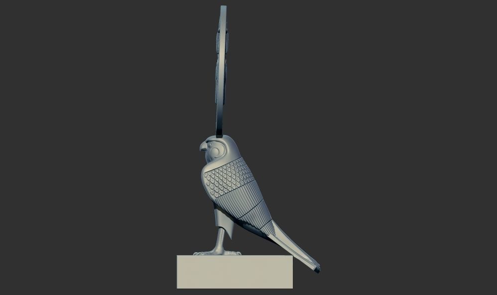 Solar Hawk Hours of Tutankhamun Figure 3D Printable model 3D print model_8