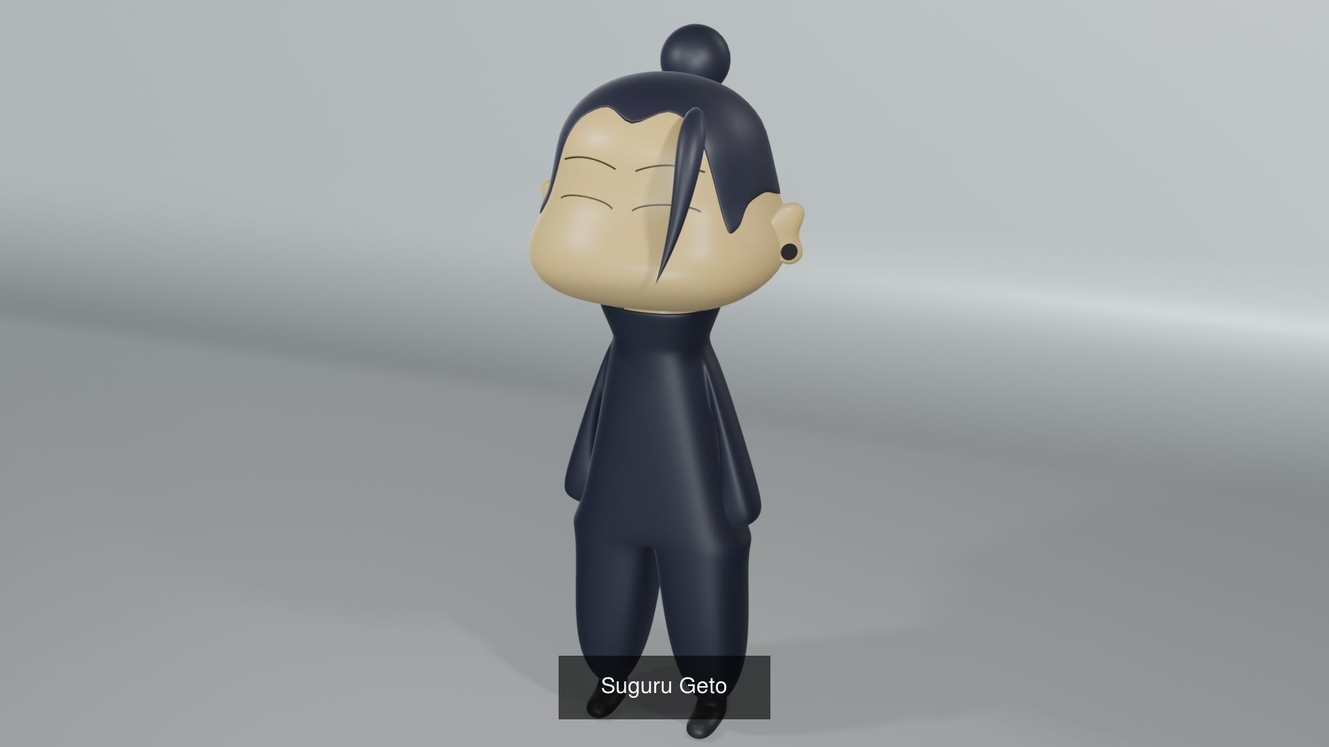 Gojo with Geto and Ieiri 3D Model Collection_2