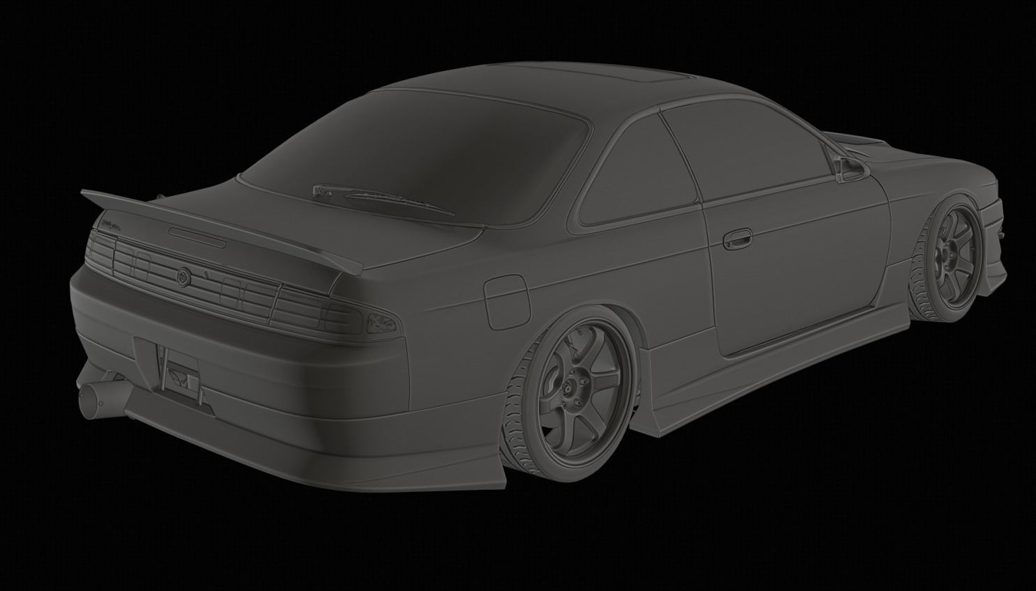 URAS Monkey Magic Type-2 S14 Kouki - GT7 Base 3D model_6