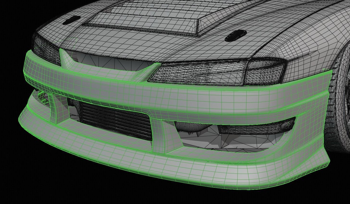 URAS Monkey Magic Type-2 S14 Kouki - GT7 Base 3D model_12