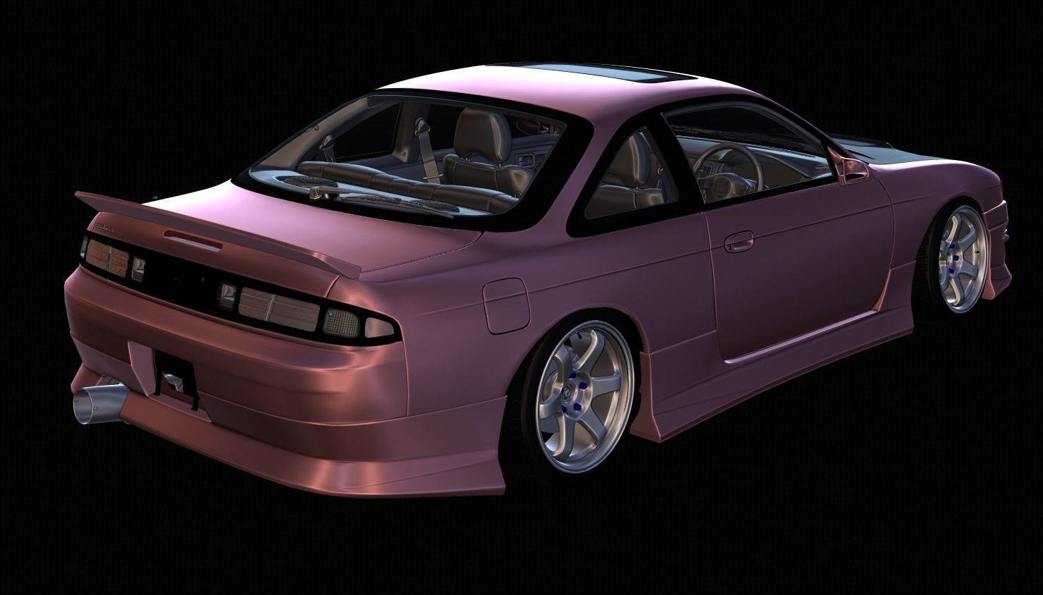 URAS Monkey Magic Type-2 S14 Kouki - GT7 Base 3D model_5