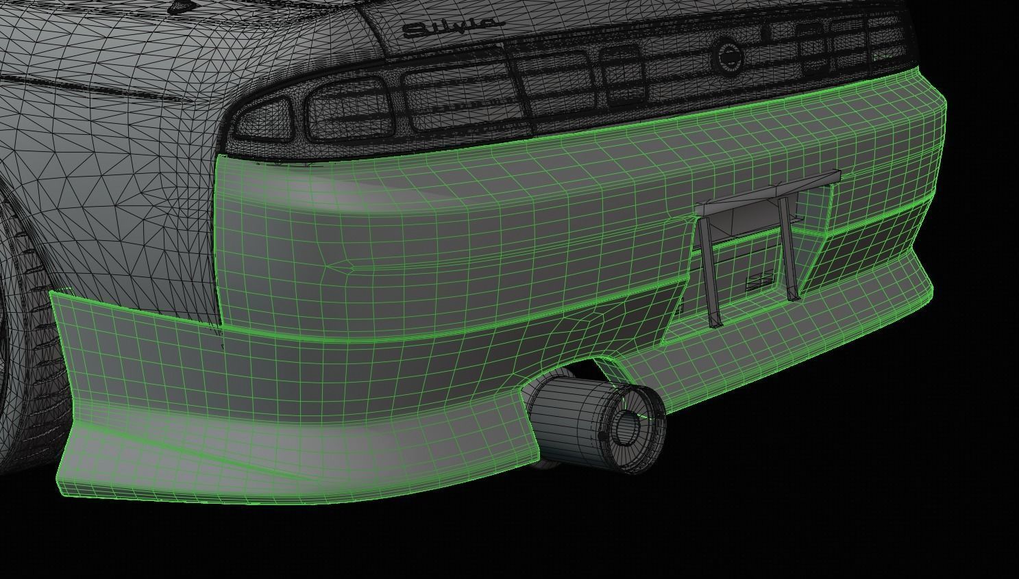 URAS Monkey Magic Type-2 S14 Kouki - GT7 Base 3D model_10