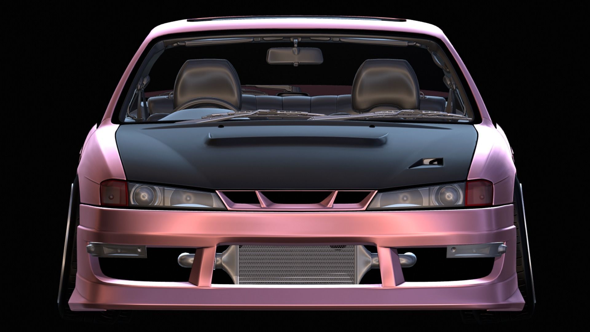 URAS Monkey Magic Type-2 S14 Kouki - GT7 Base 3D model_1