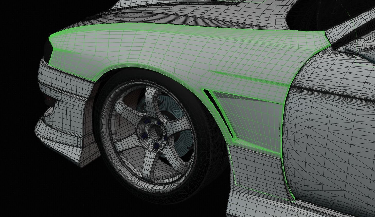 URAS Monkey Magic Type-2 S14 Kouki - GT7 Base 3D model_11